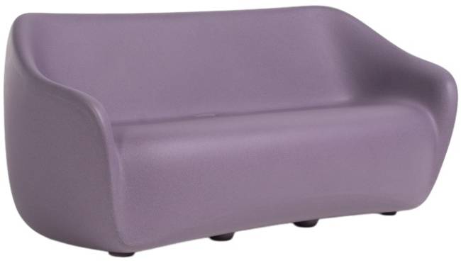 Диван пластиковый двухместный Reborn Standard ирис фиолетовый 1180х800х700 мм Диван пластиковый двухместный Reborn Standard ирис фиолетовый 1180х800х700 мм