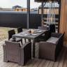 Обеденный комплект LANA DINING M коричневый