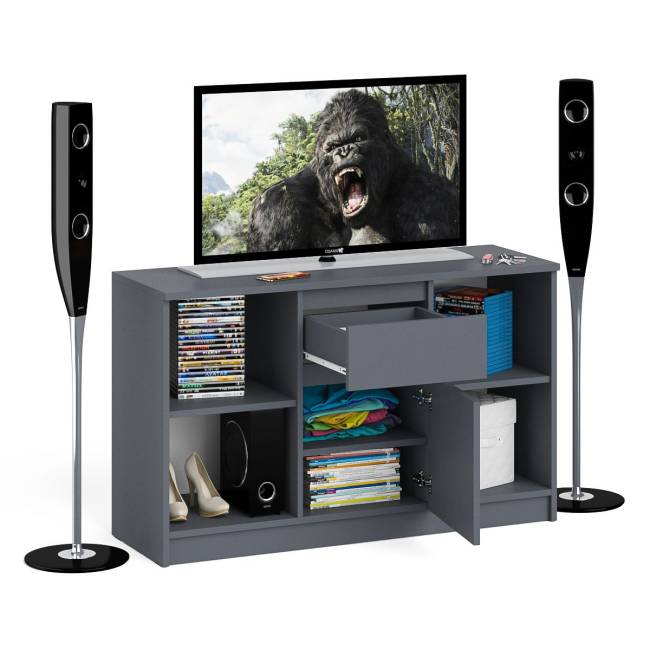 Тумба ТВ Мори МТВ1204.1 цвет графит