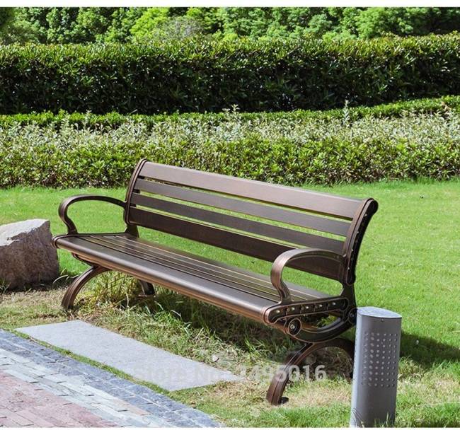 Садовая скамья Sorrento из алюминия