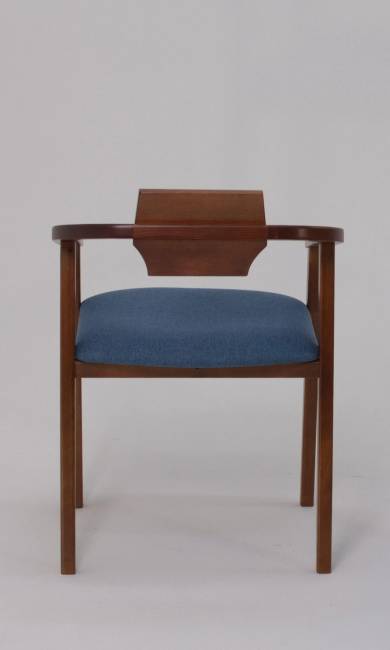 Стул-кресло Челси ПМ орех синий Стул-кресло Челси ПМ орех синий