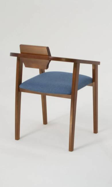 Стул-кресло Челси ПМ орех синий Стул-кресло Челси ПМ орех синий