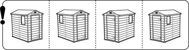 Сарай "Манор 4х6" (размеры 118 x 184 см), бежевый Сарай "Манор 4х6" (размеры 118 x 184 см), бежевый