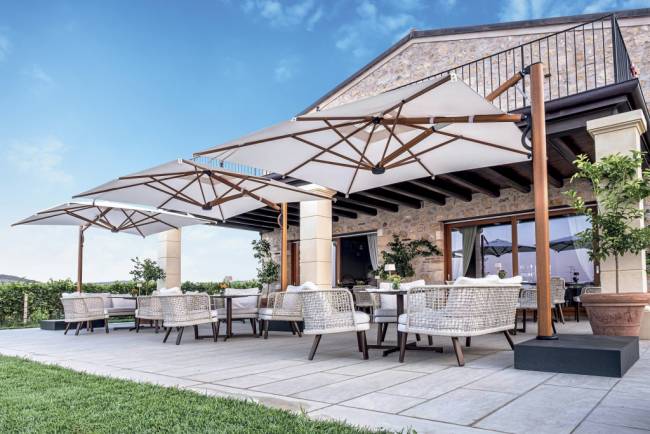 Зонт профессиональный 2.9х2.9 м Astro Timber имитация ироко, слоновая кость 2900х2900 мм Зонт профессиональный 2.9х2.9 м Astro Timber имитация ироко, слоновая кость 2900х2900 мм