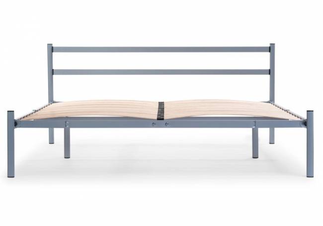 Двуспальная кровать Фади-01 160х200 серая