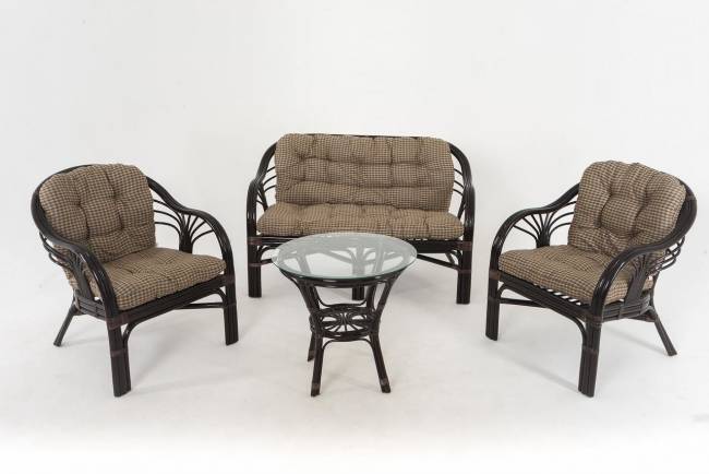 Комплект для отдыха  01/91  темный коньяк