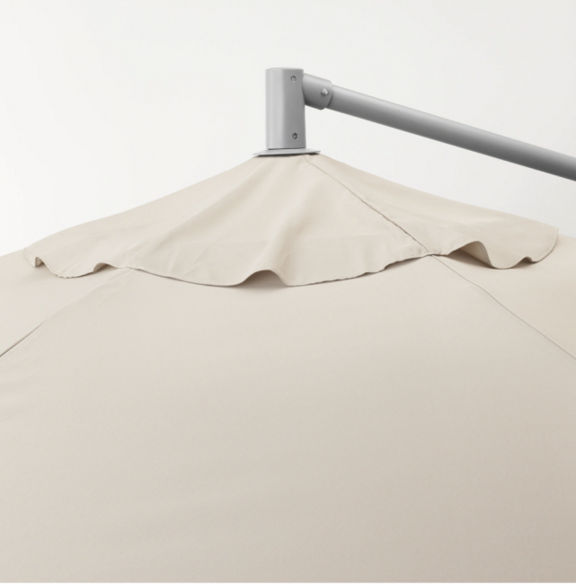 Зонт от солнца, подвесной, "Сегмент" 3. м бежевый Зонт от солнца, подвесной, "Сегмент" 3. м бежевый