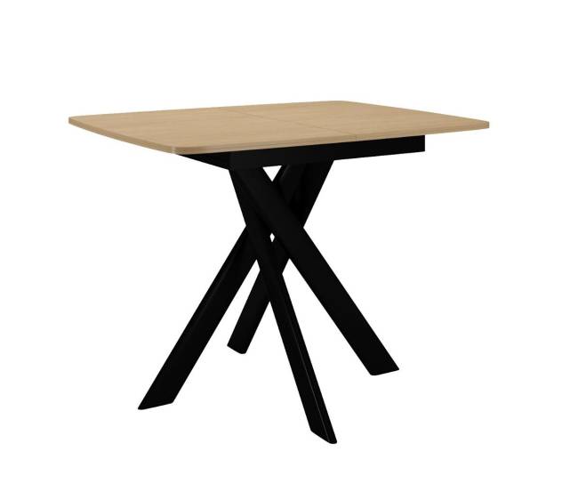 Стол DikLine DB110 Дуб Каселла натуральный/опоры черные Стол DikLine DB110 Дуб Каселла натуральный/опоры черные