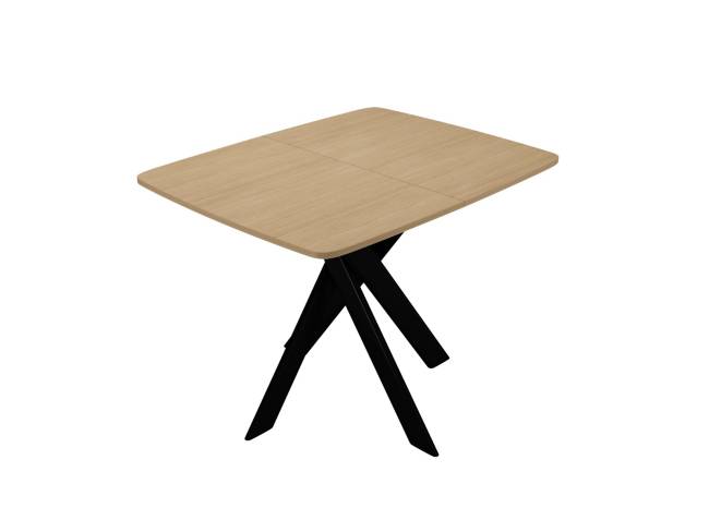 Стол DikLine DB110 Дуб Каселла натуральный/опоры черные Стол DikLine DB110 Дуб Каселла натуральный/опоры черные