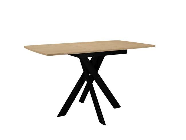 Стол DikLine DB110 Дуб Каселла натуральный/опоры черные Стол DikLine DB110 Дуб Каселла натуральный/опоры черные