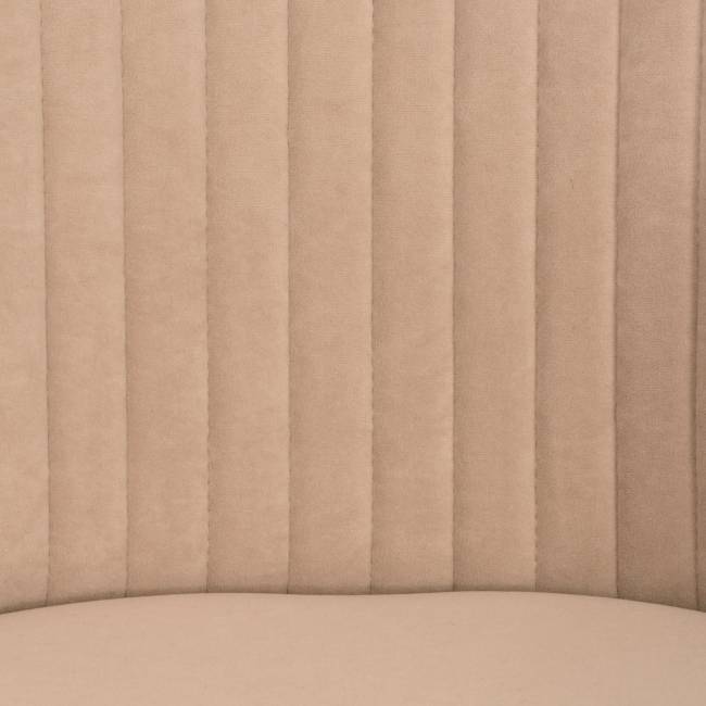 Кресло MELODY PLT флок , бежевый, 7 бежевый флок