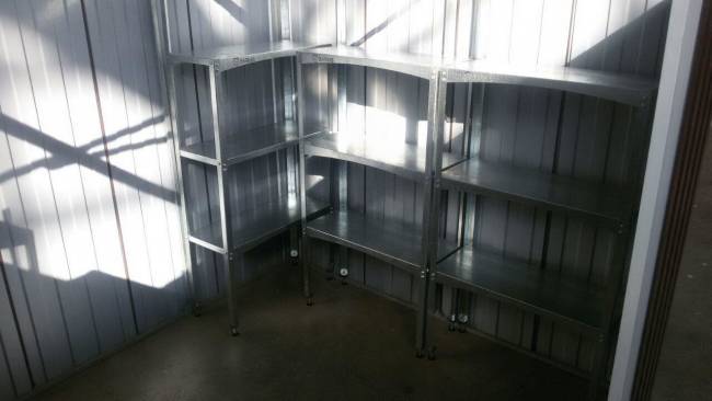 Комплект полок для металлического сарая