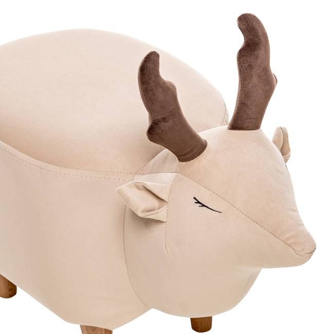 Пуф Leset Maral COMBI V18 бежевый, компаньон V23 молочный шоколад Бук Пуф Leset Maral COMBI V18 бежевый, компаньон V23 молочный шоколад Бук