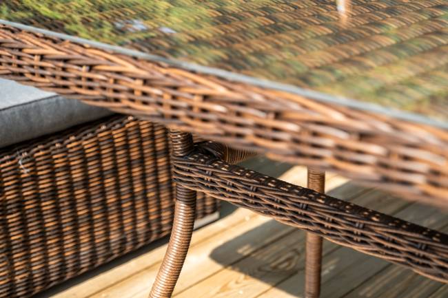 "Моккачино" обеденная группа из искусственного ротанга, цвет коричневый "Моккачино" обеденная группа из искусственного ротанга, цвет коричневый