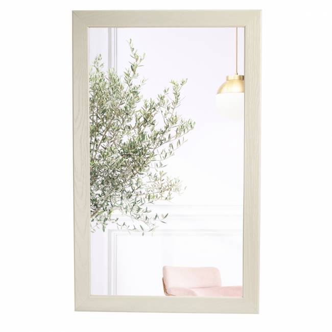 Зеркало навесное Берже 24-105 слоновая кость 105 см х 65 см