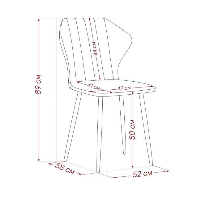 Стул Leset Гувер полоса Ultra Grafit Белый Стул Leset Гувер полоса Ultra Grafit Белый