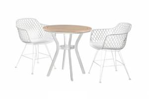 Кофейный комплект BLUEBELL белый на 2 персоны