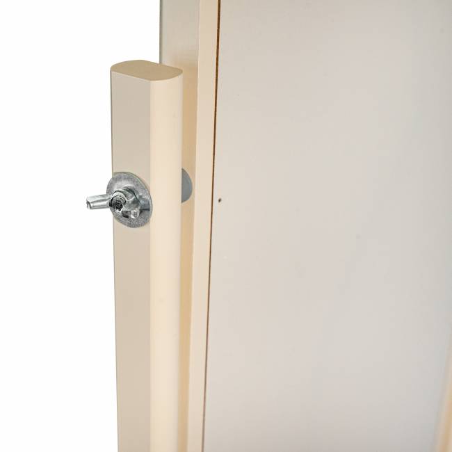 Зеркало с тумбой Селена слоновая кость 151 см х 46 см