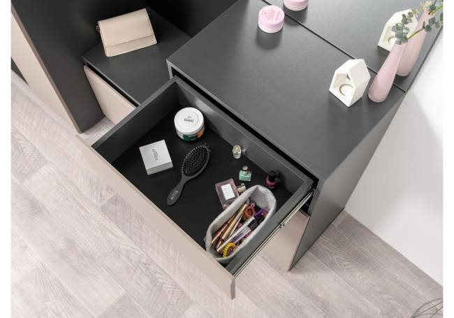 Комод Сейдиль 16.231.02 антрацит / веллюто капучино