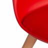 Стул TULIP (mod. 73-1) / 1 шт. в упаковке дерево/пластик/экокожа, 47,5x55x80 см, Красный (Red) красный дерево/пластик/экокожа