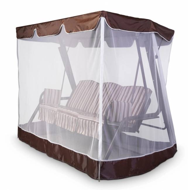 Тент-крыша + москитная сетка Золотая Корона 76 250х172х185, шоколад