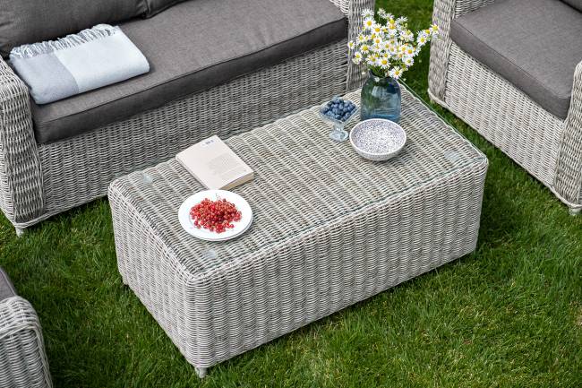 "Кон Панна" лаунж-зона из искусственного ротанга, цвет бежевый "Кон Панна" лаунж-зона из искусственного ротанга, цвет бежевый