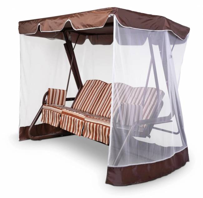 Тент-крыша + москитная сетка Венеция/Элегант Премиум/Артемида 210х140х200, шоколад