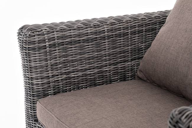 "Капучино" лаунж-зона из искусственного ротанга, цвет графит "Капучино" лаунж-зона из искусственного ротанга, цвет графит