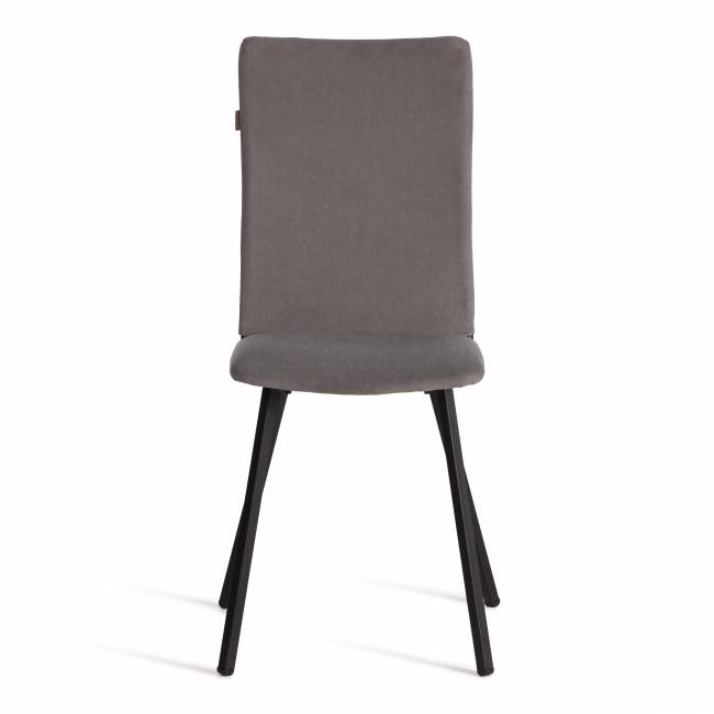 Стул обеденный La Rousse флок , серый/черный, 29, 49х50х93 серый флок