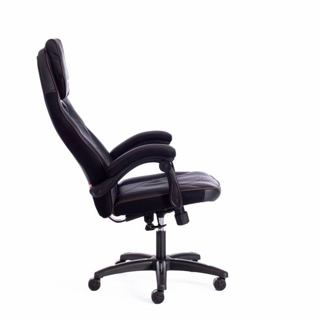 Кресло ARENA кож/зам, черный/черный карбон, 36-6/карбон черный