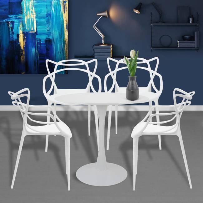 Комплект из 6-ти стульев Masters белый Комплект из 6-ти стульев Masters белый