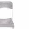 Стул ADDE (mod. C-049) металл/пластик, 39 х 49 х 78 см, Grey (серый) /White (белый) (Комплект из 8 шт.) серый, белый металл/пластик