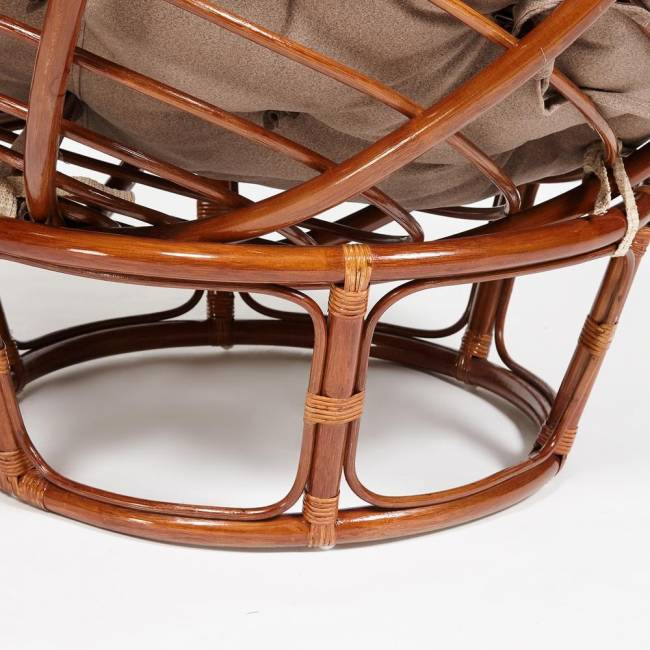 Кресло PAPASAN/ПАПАСАН 23/01 W /с подушкой/ 115х101х104 см, Pecan (орех), экошерсть Коричневый, 1811-5 Pecan (орех) Кресло PAPASAN/ПАПАСАН 23/01 W /с подушкой/ 115х101х104 см, Pecan (орех), экошерсть Коричневый, 1811-5 Pecan (орех)