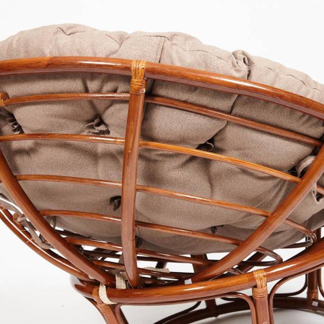 Кресло PAPASAN/ПАПАСАН 23/01 W /с подушкой/ 115х101х104 см, Pecan (орех), экошерсть Коричневый, 1811-5 Pecan (орех) Кресло PAPASAN/ПАПАСАН 23/01 W /с подушкой/ 115х101х104 см, Pecan (орех), экошерсть Коричневый, 1811-5 Pecan (орех)